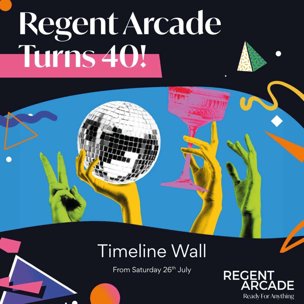 timeline wall event graphic